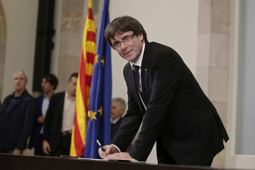 Katalánsky regionálny prezident Carles Puigdemont