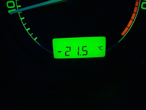 Teplota v obci v Levočských vrchoch klesla na -21,5 stupňov Celzia.