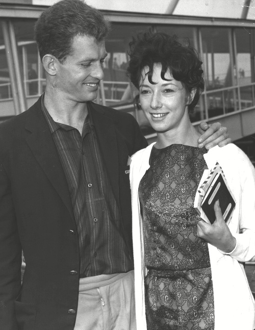 Ann Packer a Robbie Brightwell v auguste 1964.