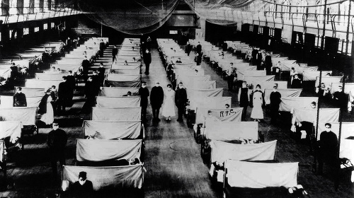 Počas španielskej chrípky museli chorých držať v takejto karanténe.