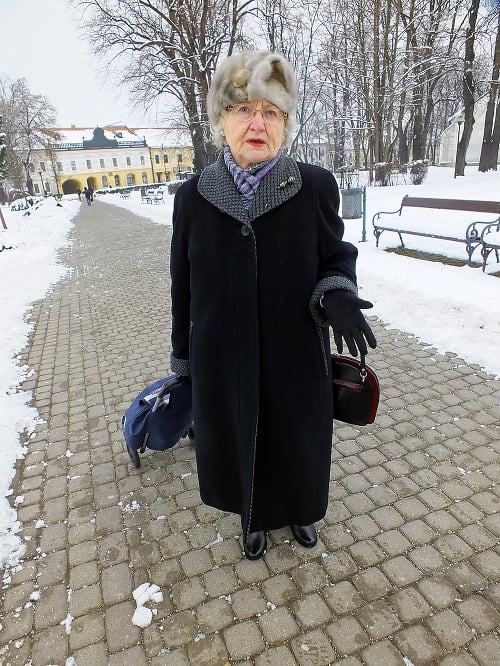 Kornélia Balčáková (83), dôchodkyňa.