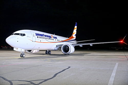 Nový boeing pristál na bratislavskom letisku.