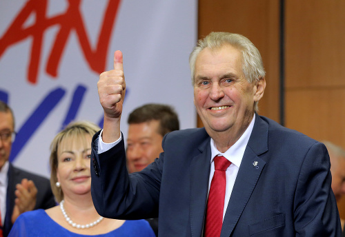 Prezidentské voľby vyhral Miloš Zeman.