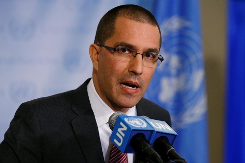 Venezuelský minister zahraničných vecí Jorge Arreaza