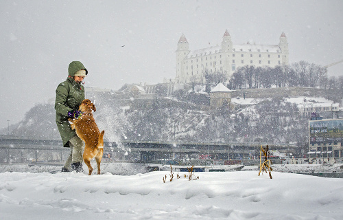 Presne pred rokom bolo v Bratislave o 19 °C zimšie.
