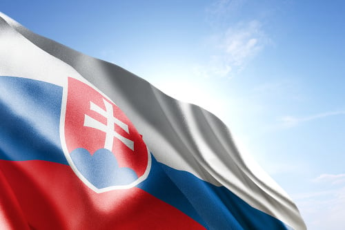 Slovenská vlajka.