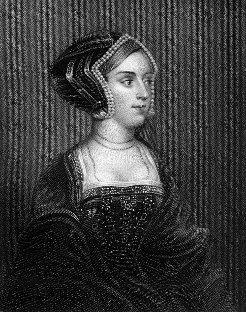 Bývalá anglická kráľovná Anna Boleynová.