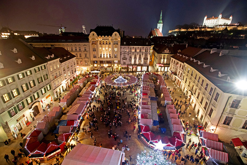 Bratislavské vianočné trhy.