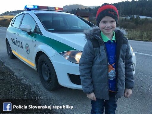 Chlapček sa chce stať policajtom.
