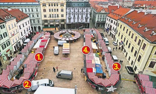 24. vianočné trhy na Hlavnom, Františkánskom a Hviezdoslavovom námestí.