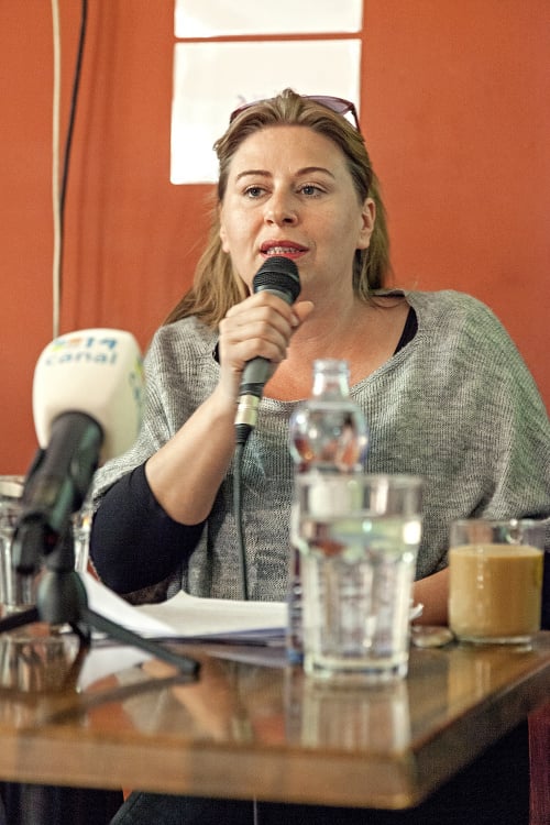 Adriana Mesochoritisová. aktivistka a politologička
