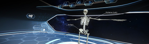 Ľudskú anatómiu môžu michalovskí školáci vidieť takto v 3D realite.