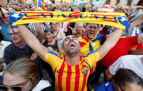 Amerika nesúhlasí s odtrhnutím Katalánska od Španielska.