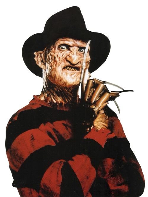 Freddy Krueger je kultovou postavou hororu Nočná mora z Elm Street.