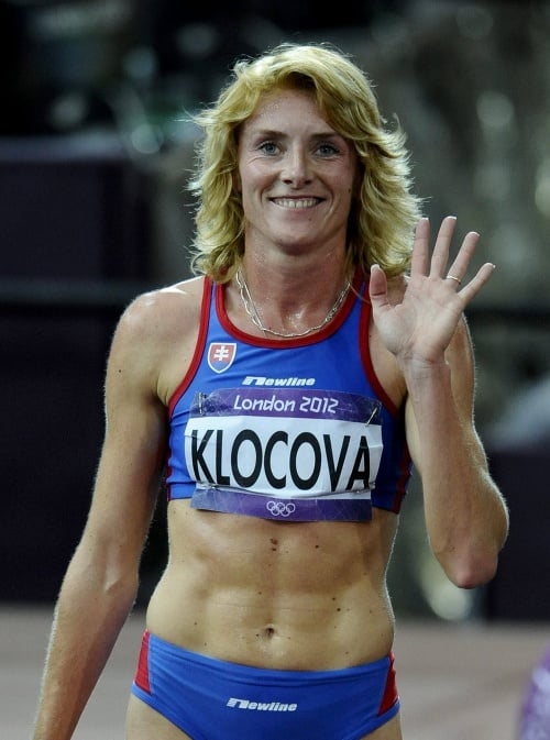 Slovenská atlétka Lucia Klocová po finále behu na 1500 metrov.