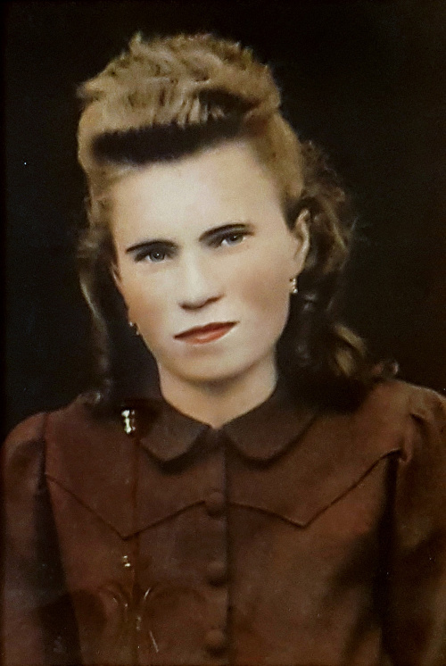 1952, Mária ako štyridsaťročná.