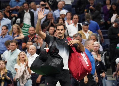 Roger Federer sa lúči s US Open.
