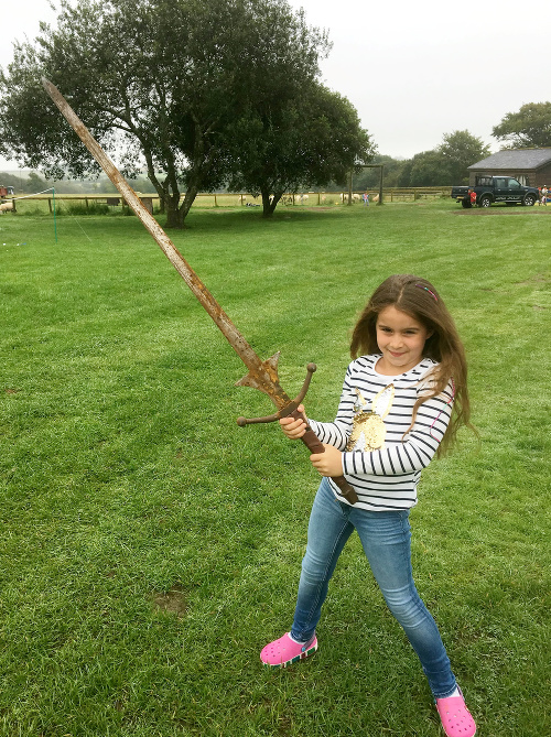 Matilda objavila meč počas rodinnej dovolenky. 