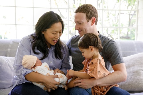 Mark Zuckerberg s rodinkou