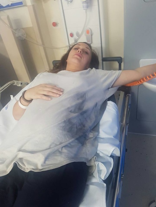 Tehotná Kathleen skončila v nemocnici.