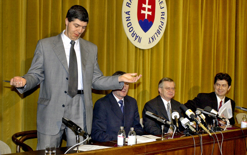 Jozef Migaš a bývalý hovorca René Semanišin.