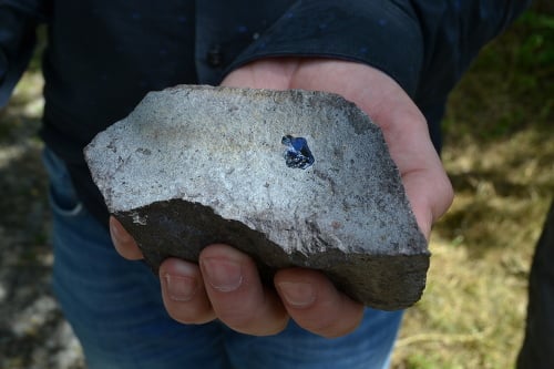 Unikátny kameň objavil v bývalom lome.