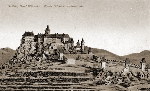 Dobová kresba z roku 1780.