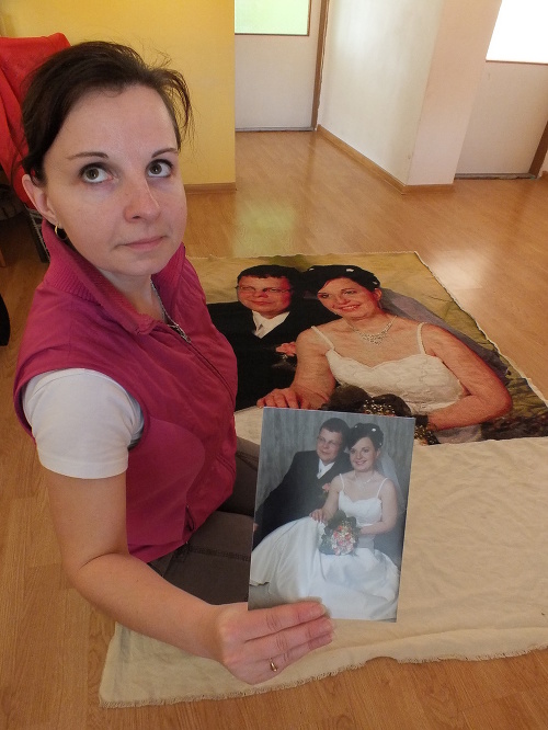 Silvii Bočkayovej (34) bola predlohou jej vlastná svadobná fotografia.