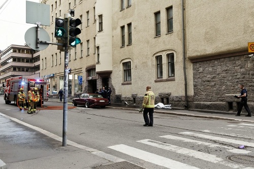 Útok sa odohral v centre Helsínk.