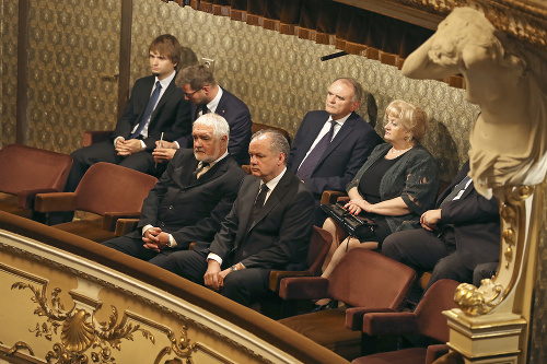 Ž Na obrade sa zúčastnil aj prezident Andrej Kiska.