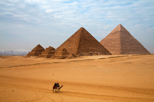 Pyramídy v Gize.