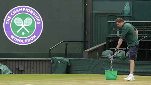 Trávnik vo Wimbledone denne umývajú obyčajným mopom!