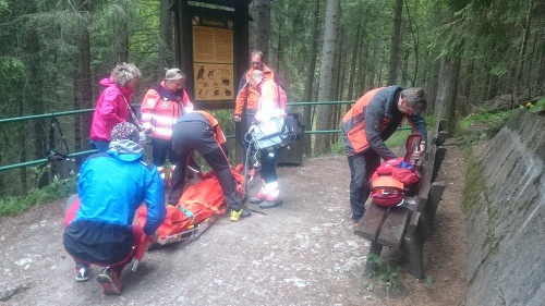 Horskí záchranári ratovali poľského turistu. 