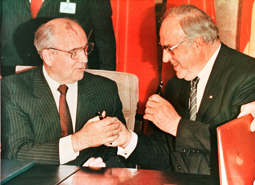 Stretnutie so sovietskym lídrom Michallom Gorbačovom