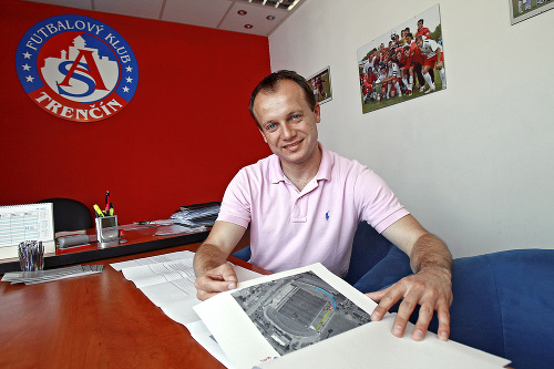 Generálny manažér AS Trenčín Róbert Rybníček.