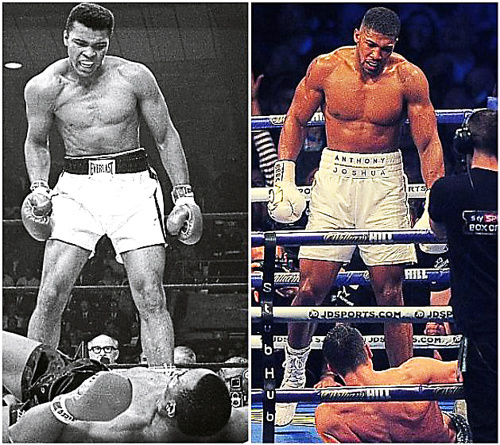 Muhammad Ali sa s Anthonym Joshuom naozaj podobajú.