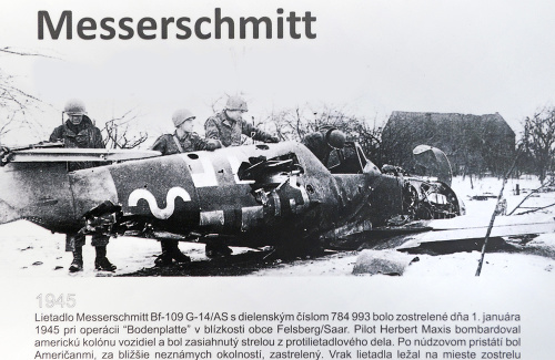 Takto vyzerá lietadlo po zbombardovaní v roku 1945. 
