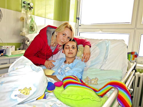 Mamička Adriana milovanú dcéru v nemocnici navštevovala trikrát denne.