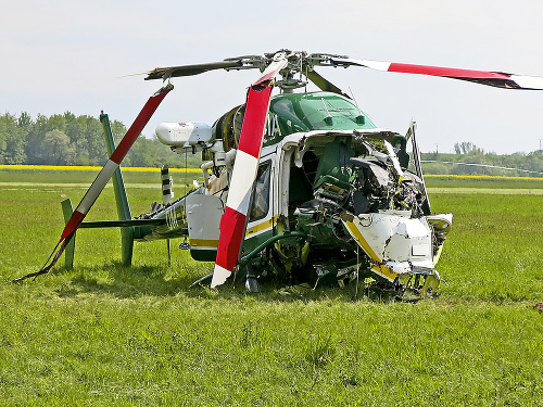 Vrtuľník sa zrútil 10. mája 2017 o 14.32 hod.