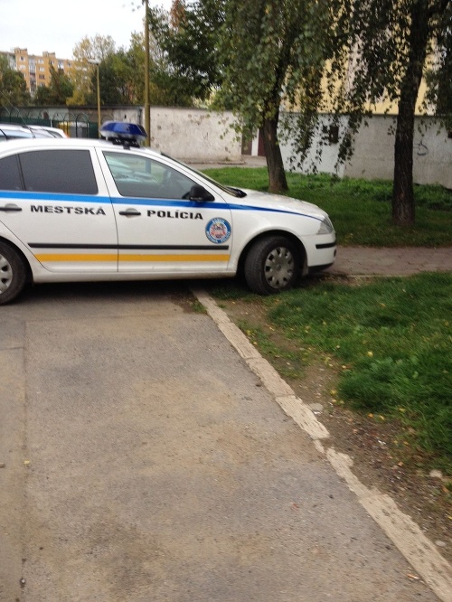 Košickí mestskí policajti predviedli svojské parkovacie manévre.