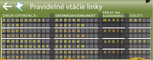 Pravidelné vtáčie linky 