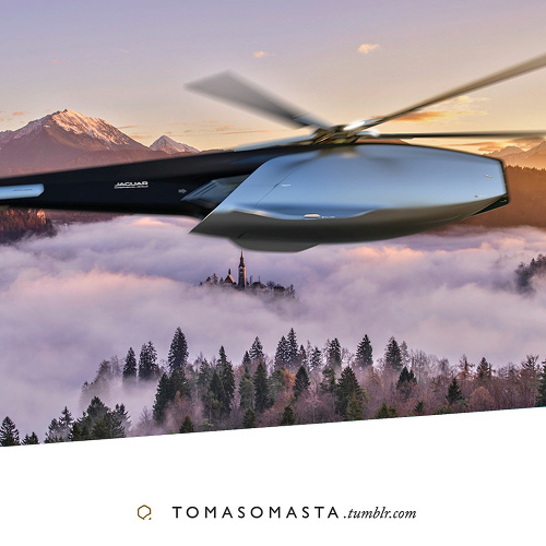 Tomášova bakalárka o helikoptére Jaguar Volanti vyhrala 1. miesto za najlepší exteriérový dizajn 2016.