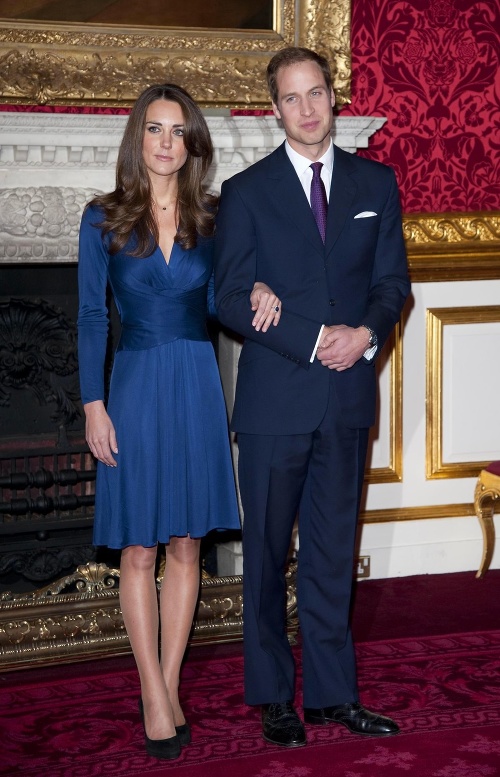Princ William so svojou budúcou manželkou Kate.