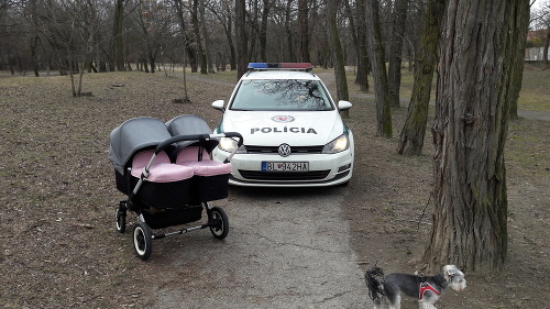 Policajti jazdu v parku odôvodnili služobnými povinnosťami. 