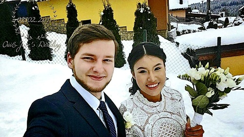 Thajčanke Oui pristane aj sneh na Kysuciach.
