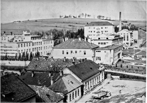 Zvolenská nemocnica v 50. - 60. rokoch.