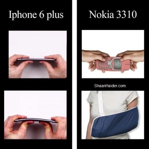 Rozdiel medzi smartfónom a Nokiou 3310...