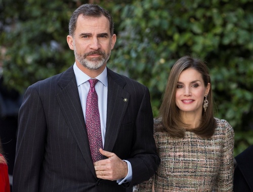 Španielsky kráľ Felipe s manželkou Letiziou.