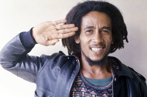 Bob Marley je ikona reggae hudby.