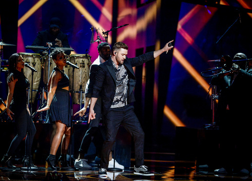 Hosťom večera bol spevák Justin Timberlake.